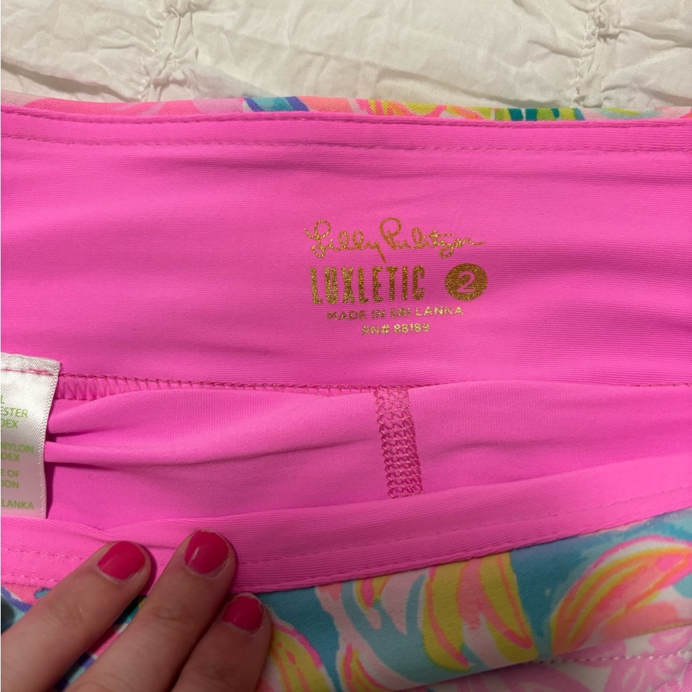 This Lilly Pulitzer Luxletic Monica Golf Skort - Picture 3 of 3